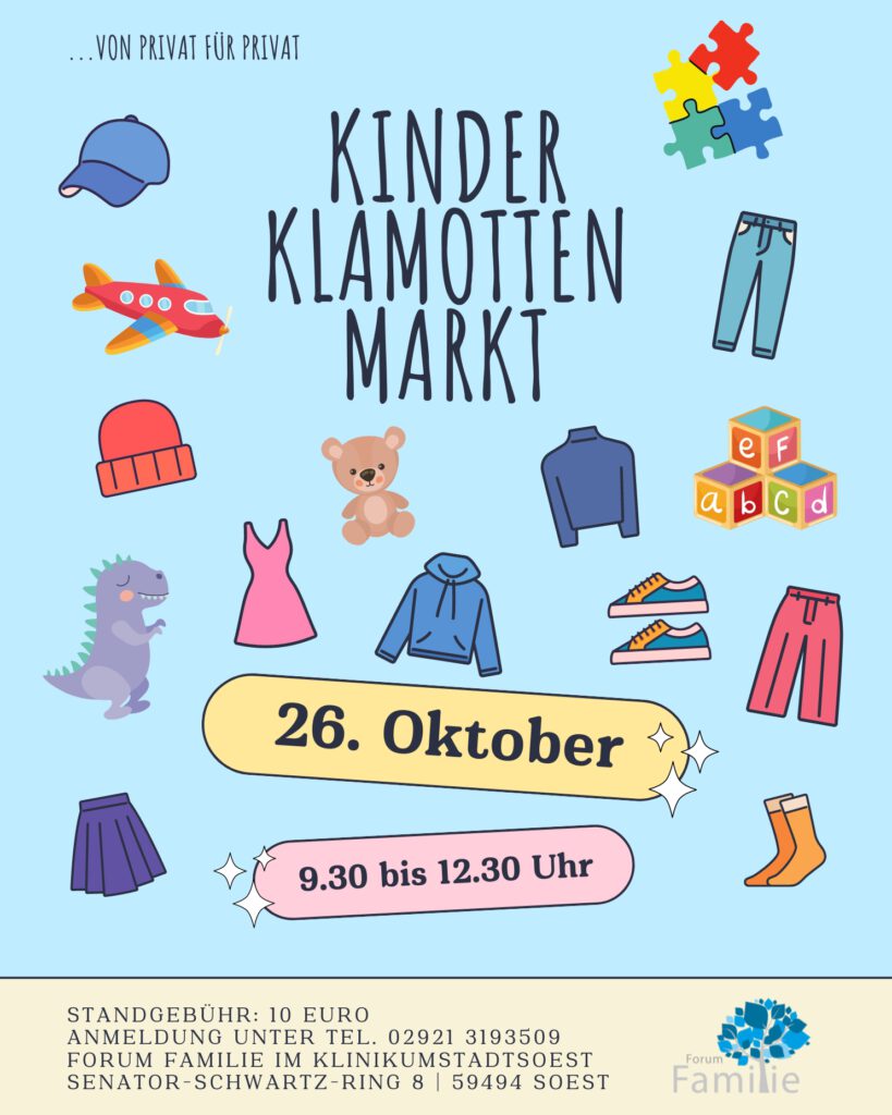 Kinderklamottenmarkt im Forum Familie